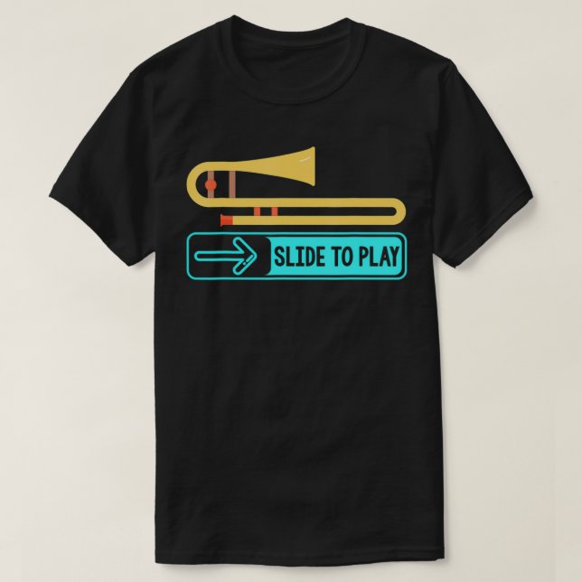 Trombone Trombones Shorty Trombonemouthpiece Tromb T-Shirt (Design Front)