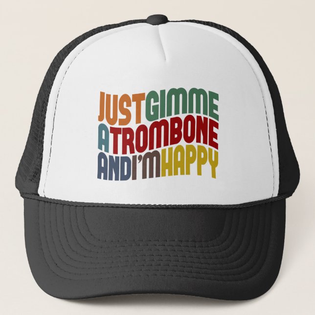 Trombone Trucker Hat (Front)