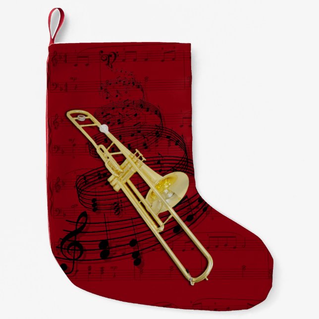 Trombone (valve) music stocking (Front)