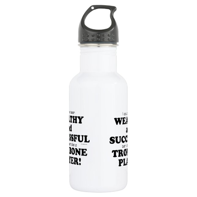 Trombone Wealthy & Successful 532 Ml Water Bottle (Front)