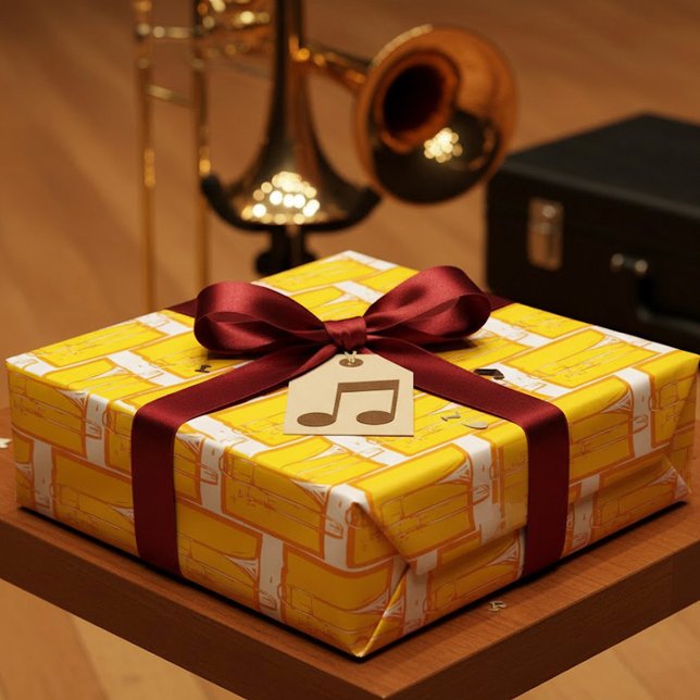 Trombone Wrapping Paper (Creator Uploaded)