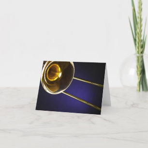 Trombones Image Greeting Card