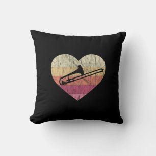 Trombonist Loves Playing Trombone Cushion