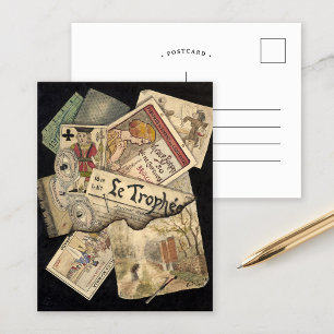 Trompe l’œil E. Delcroix Postcard