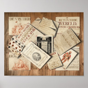 Trompe l’œil   Piere De Hoop Poster