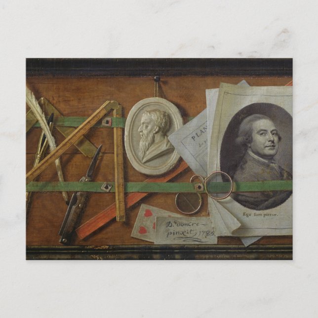 Trompe l'Oeil, 1785 Postcard (Front)