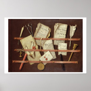 Trompe L'Oeil Composition Poster