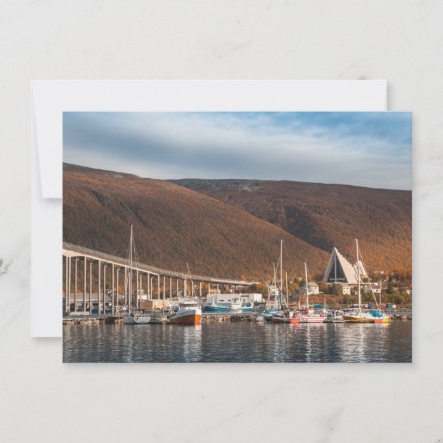 Tromso Cathedral Norway Card (Front)