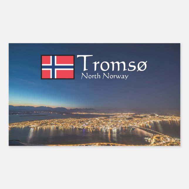 Tromso Norway Rectangular Sticker (Front)