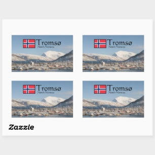 Tromso Norway Rectangular Sticker