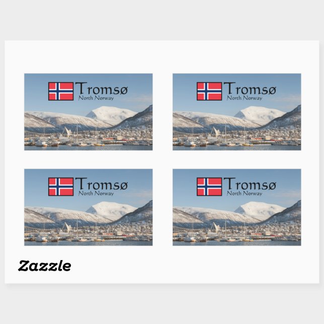 Tromso Norway Rectangular Sticker (Sheet)