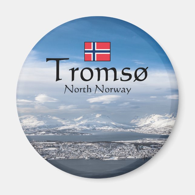 Tromso Norway Souvenir Magnet (Front)
