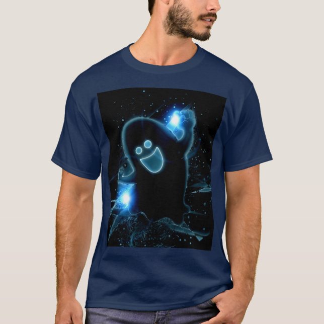 Tron-esqe  Gabbie the Ghost  T-Shirt (Front)