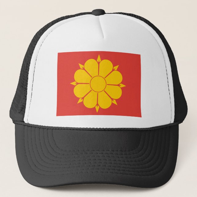 Trondheim, North Korea flag Trucker Hat (Front)