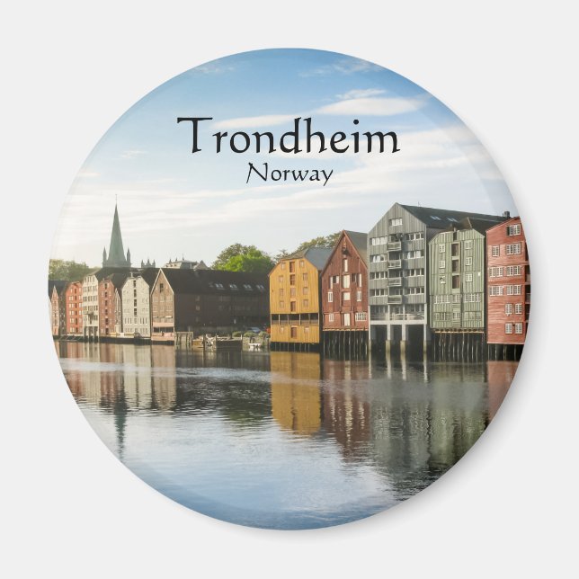 Trondheim Norway Magnet (Front)