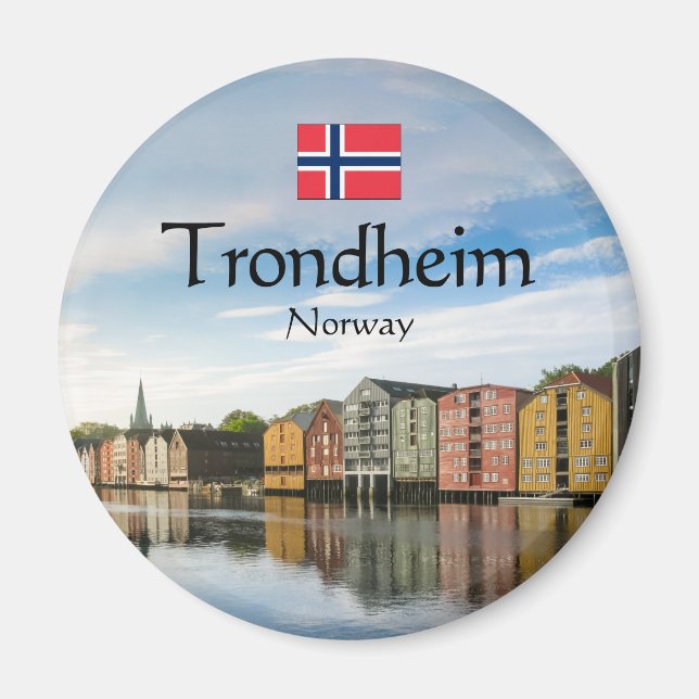 Trondheim Norway Magnet (Front)