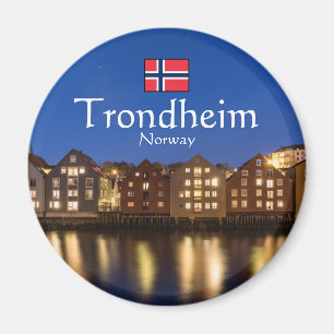 Trondheim Norway Souvenir Magnet