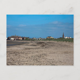 Troon Beach Scotland Postcard
