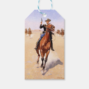 Trooper of the Plains (Cowboy Horse Rider) Gift Tags