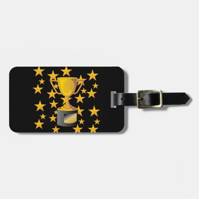 TROPHIES LUGGAGE TAG (Front Horizontal)