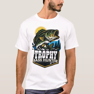 Trophy Bass Hunter bass fishermans T-Shirt