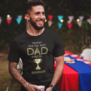 Trophy Best Dad T-Shirt