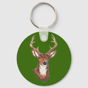 Trophy Buck Rack Mount Key Ring