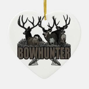 Trophy Bucks Bowhunter Ceramic Tree Decoration