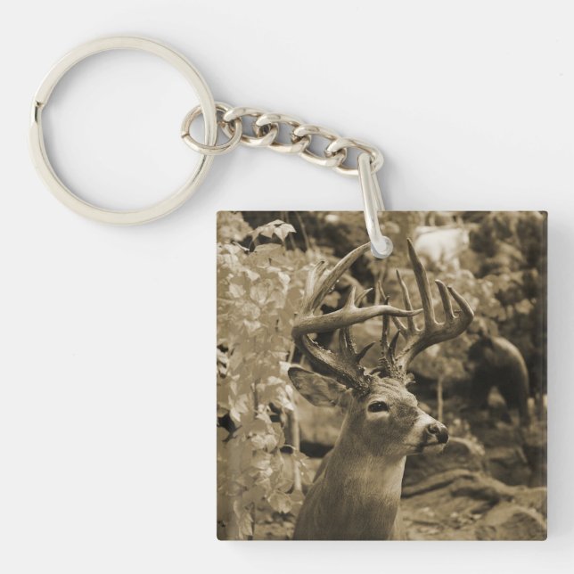 Trophy Deer Key Ring (Front)