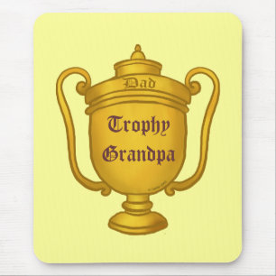 Trophy Grandpa Mouse Pad