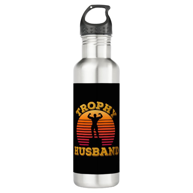 Trophy Husband 710 Ml Water Bottle (Front)