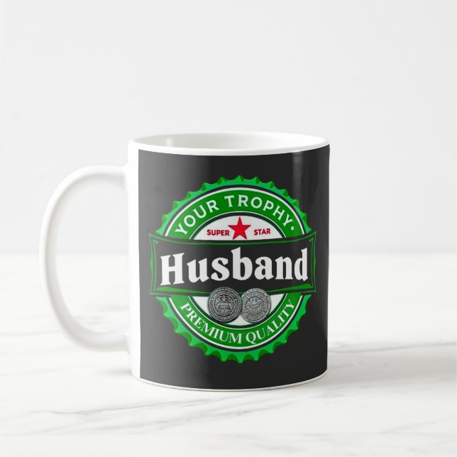 trophy husband coffee mug (Left)