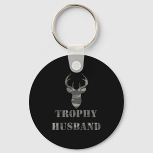 Trophy Husband Funny Mens Gift T Shirt  Key Ring