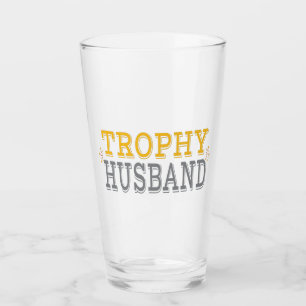 Trophy Husband Glass
