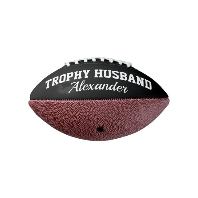 Trophy Husband mini football gift for married men (Rotated 270)