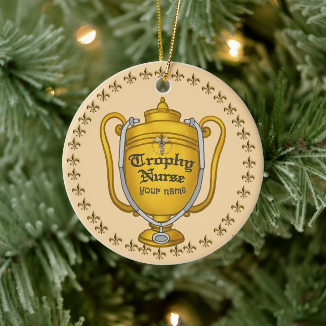 Trophy nurse ceramic ornament (Tree)