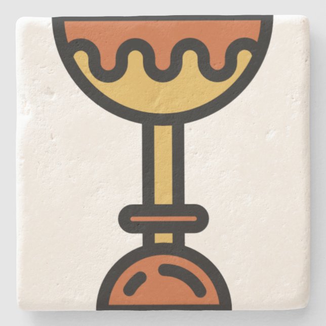 trophy stone coaster (Front)