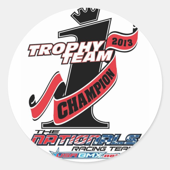 trophy team sticker (Front)