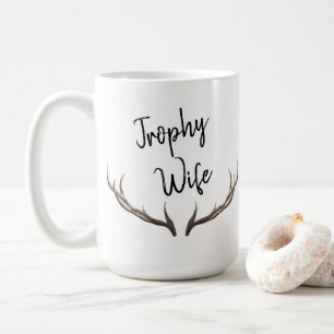 Trophy Wife Horns fun Coffee Mug