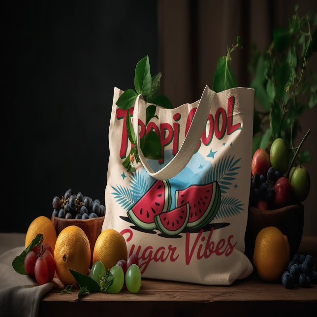 Tropi Cool Sugar Vibes  Tote Bag (Tropi Cool Sugar Vibes Tote Bag)