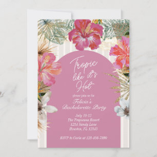 Tropic Like It’s Hot Bachelorette Invitation