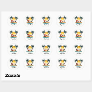 Tropic Mood Clean Sunset Sticker