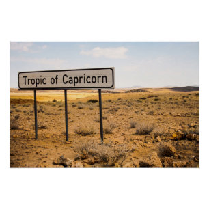 Tropic of Capricorn Desert Highway Sign