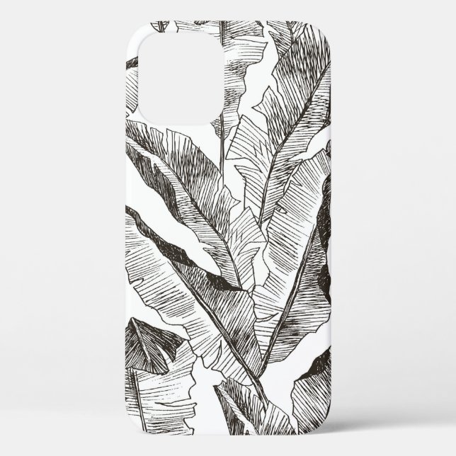 Tropic plants floral seamless jungle pattern. Prin Case-Mate iPhone Case (Back)
