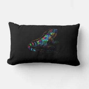 Tropic Reptile Zoo Keeper Gift Idea Iguana Premium Lumbar Cushion