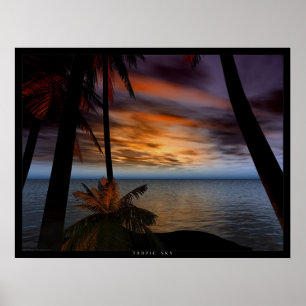 Tropic Sky Poster
