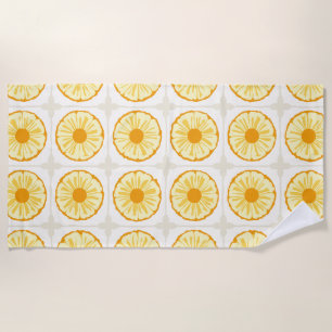 Tropic Slice Sunny Vibe Beach Towel