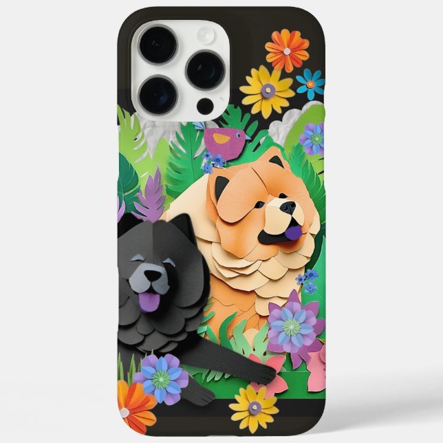 TROPIC TANGO red black chow  Case-Mate iPhone Case (Back)