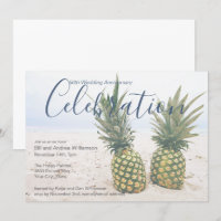 Tropical 50th Wedding Anniversary Celebration