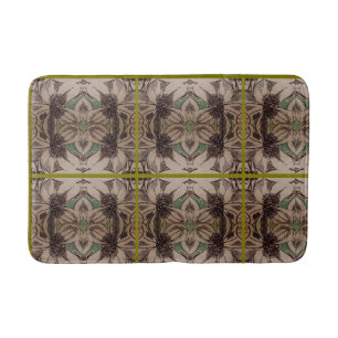 Tropical Abstract Bath Mat
